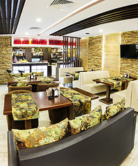 Image showing Modern restaurant interior