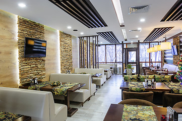 Image showing Modern restaurant interior