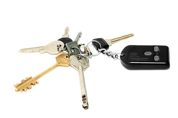 Image showing keys on keyrng