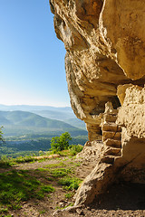 Image showing Caves at Tepe Kermen, Crimea