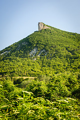 Image showing High mountain cliff in Crimea