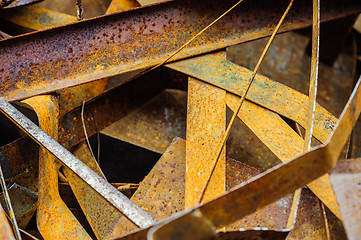 Image showing heap of rusty metal-scrap