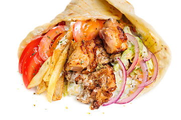 Image showing greek gyros