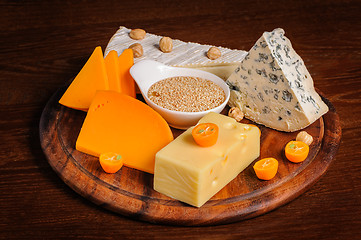 Image showing cheese plate