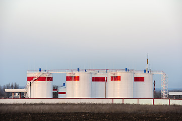 Image showing bulk oil tanks