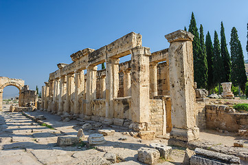 Image showing Ruins of Hierapolis, now Pamukkale