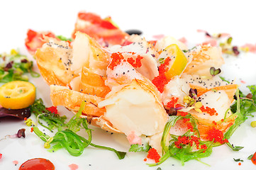 Image showing Lobster salad in japanese style