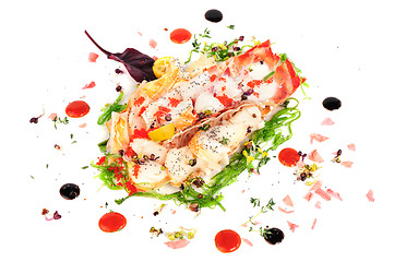 Image showing Lobster salad in japanese style