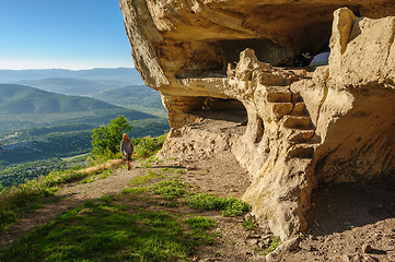 Image showing Caves at Tepe Kermen, Crimea