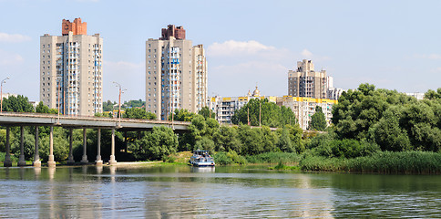 Image showing Ribnita town, Pridnestrovie, Moldova. Panorama.