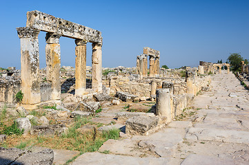 Image showing Ruins of Hierapolis, now Pamukkale