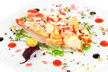 Image showing Lobster salad in japanese style