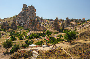 Image showing Rocks near Goreme, , Cappadocia, Turkey