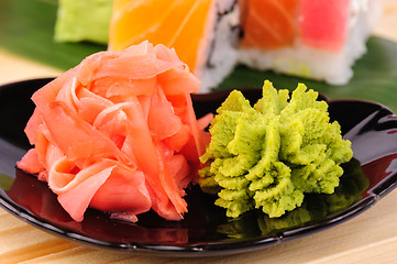 Image showing Ginger and wasabi