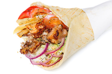 Image showing greek gyros