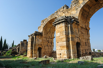 Image showing Ruins of Hierapolis, now Pamukkale