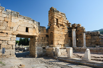 Image showing Ruins of Hierapolis, now Pamukkale