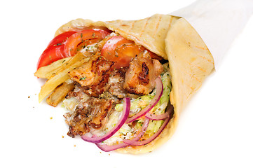 Image showing greek gyros