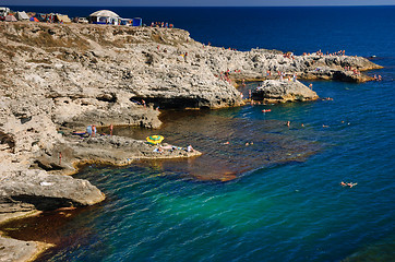 Image showing Coastline of Tarhankut, Crimea