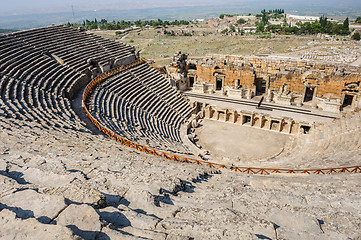 Image showing Ancient theater in Hierapolis