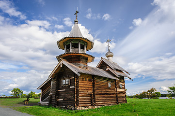 Image showing Small wooden church at Kizhi, Russia