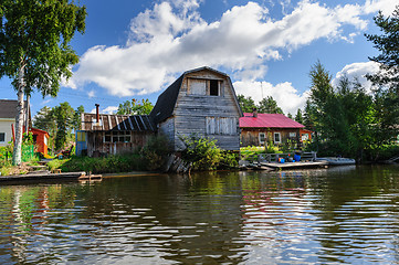 Image showing Old Russian wooden house