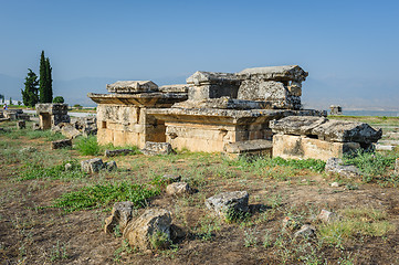 Image showing Ruins of Hierapolis, now Pamukkale