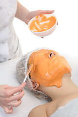 Image showing Beauty salon, Alginate Powder facial Mask