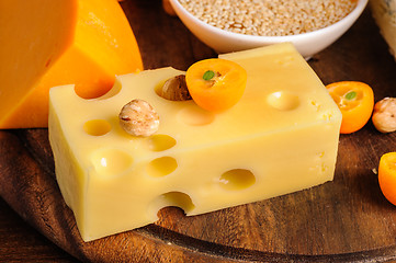 Image showing cheese plate