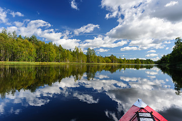 Image showing Kayaking in the Karelia