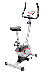 Image showing gym equipment, spinning machine for cardio workouts