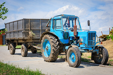 Image showing old tractor