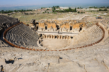 Image showing Ancient theater in Hierapolis