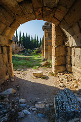 Image showing Ruins of Hierapolis, now Pamukkale