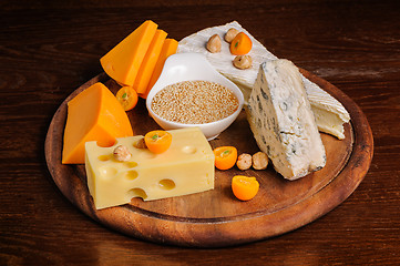 Image showing cheese plate