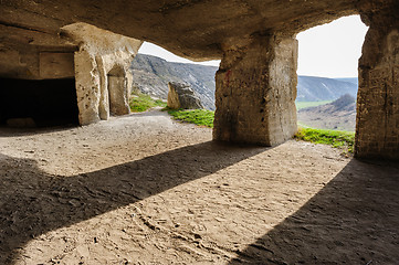 Image showing Abandoned limestone mines, Old Orhei, Moldova