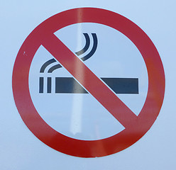 Image showing No Smoking