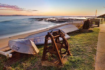 Image showing Sunrise at Long Reef Australia