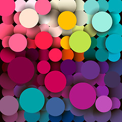 Image showing Colorful abstract geometric background