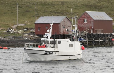 Image showing White boat