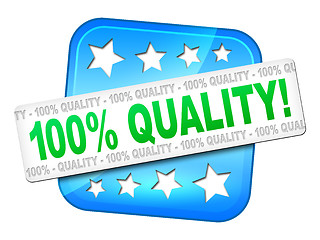 Image showing quality guarantee