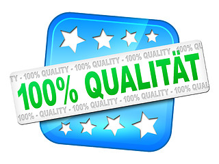 Image showing quality guarantee