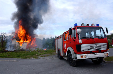 Image showing Fire engine