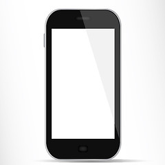 Image showing Smartphone with white display