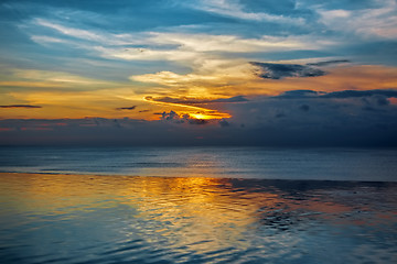 Image showing Balinese sunset