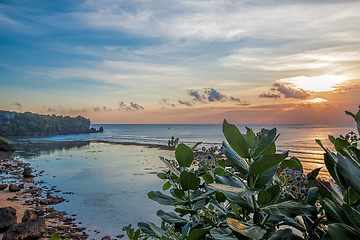 Image showing Balinese sunset