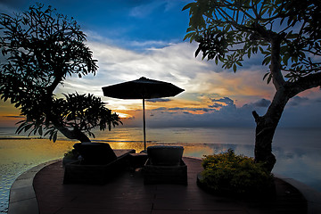 Image showing Balinese sunset