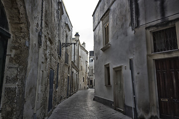 Image showing Old alley  in Lecce