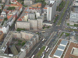 Image showing Berlin aerial view