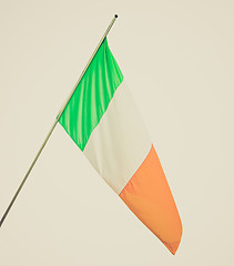 Image showing Retro look Irish flag
